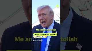 Says He Controls Watch Irans Reply