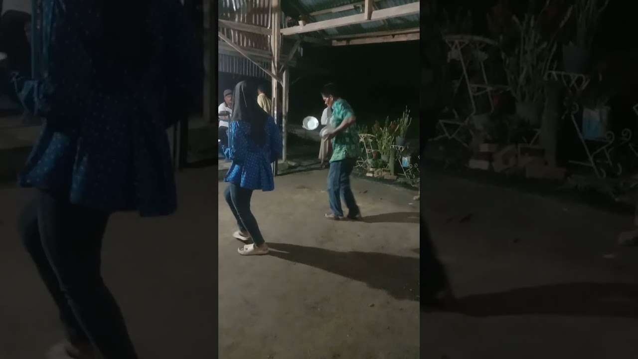 Joget tari piring bersama ajo atar
