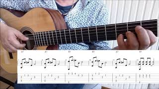 Cours de guitare: Blues for Janawelle (Tabs)