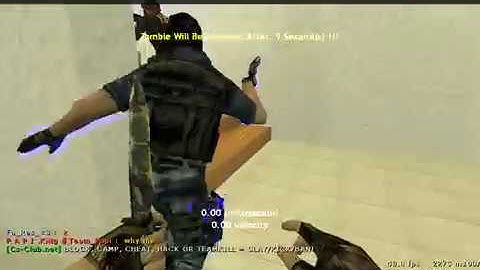 Counter Strike 1.6 zombie escape game play ze_parkour_fabi (Bassem)