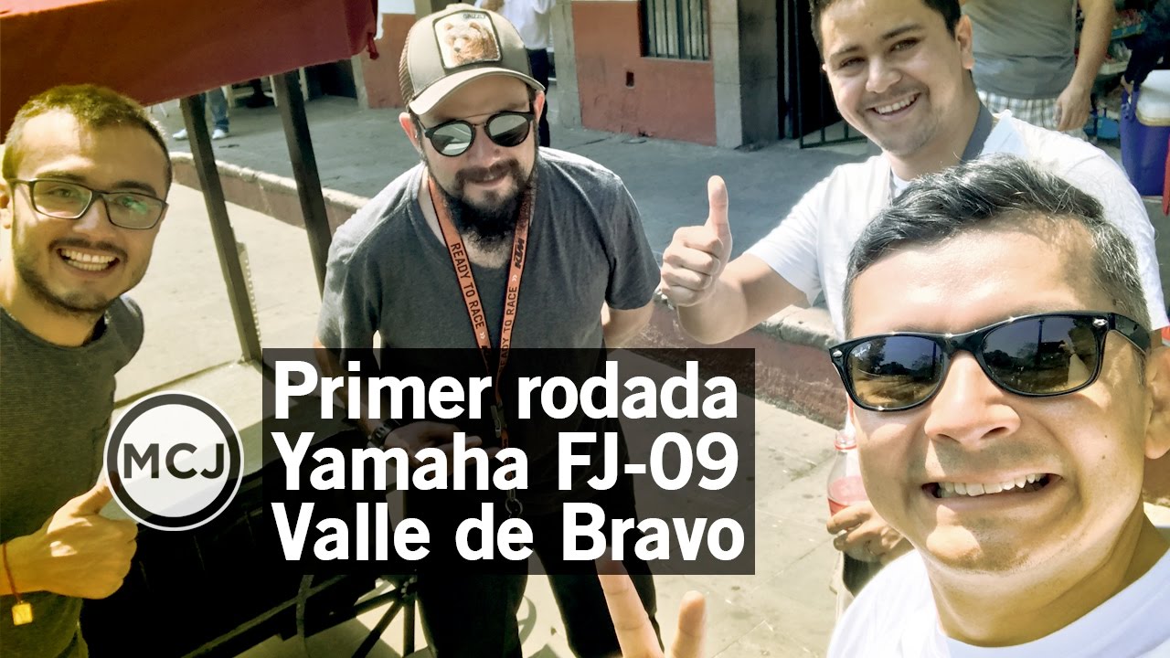 122 Valle de Bravo primer rodada Yamaha FJ 09 Tracer - YouTube