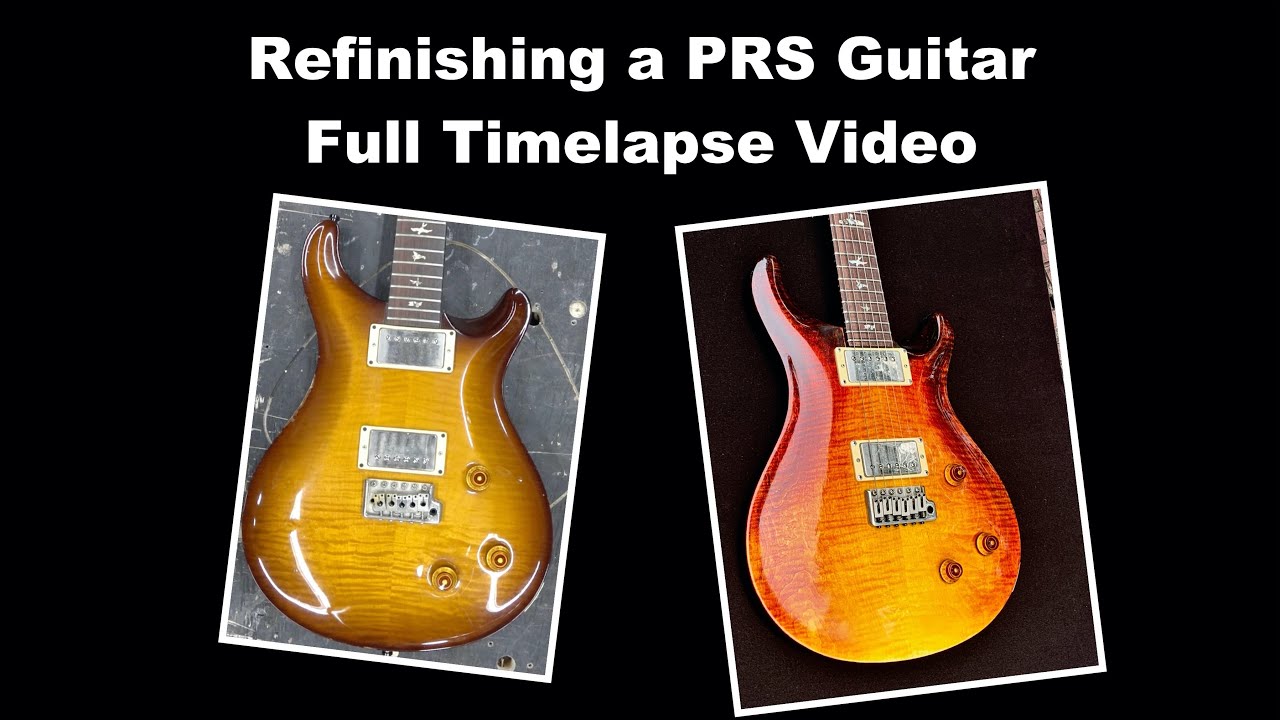 Refinishing a PRS Guitar Full Time Lapse Video YouTube