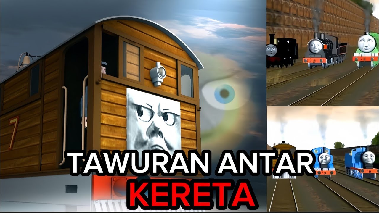 Pernah Liat Kereta Tawuran ? Coba Nonton video ini ! | TOBIAS AND THE HALF PARIAH 