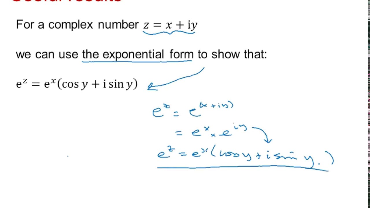Edexcel Core Pure: Complex numbers 6-3 - YouTube