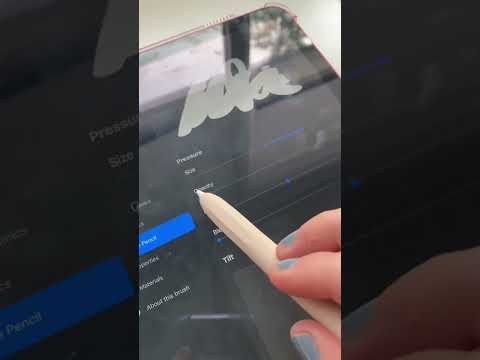 PROCREATE BACK TO BASICS  How to make a calligraphylettering brush shorts