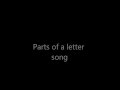 Parts Of A Letter Song mp3