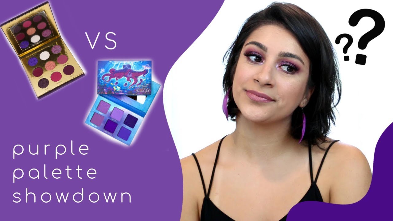 Coloured Raine x Power Palette VS Menagerie Cosmetics Violet Ink | WHICH PURPLE IS RIGHT FOR YOU?