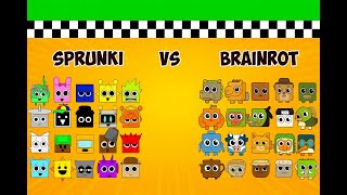 Sprunki vs Italian Brainrot 🔥 Square Race 7 Arena Showdown | Master Square League