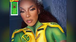 Marvels “ ROGUE “Bodypaint look