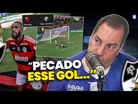 Gerson abre o placar para o Flamengo contra o Vasco | Reação
