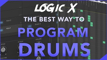 How To Program & Sequence Drums In Logic X