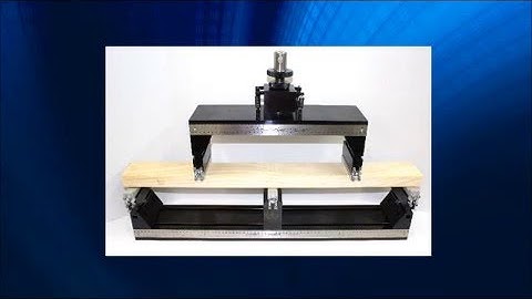 ASTM.D2718.20 - Plywood Large Panel Flexural Test Fixture