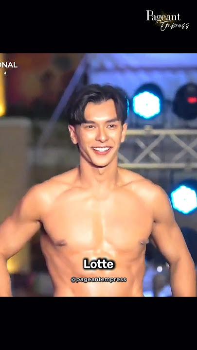 🥵Best Swimsuit Performance Mr Thailand International 2024 #beautypageant #male #thailand #shorts