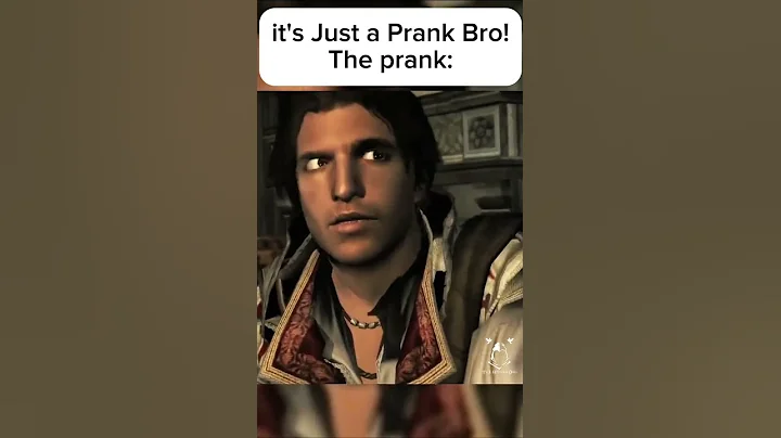 it's just a Prank Bro 😂 #gaming #ezioauditore #assassinscreed #memes #funnyvideo