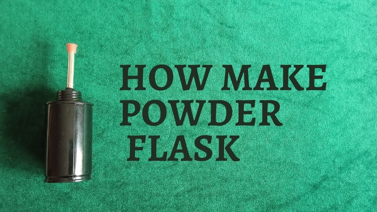 Prochownica DIY z mosiądzu - DIY powder flask 