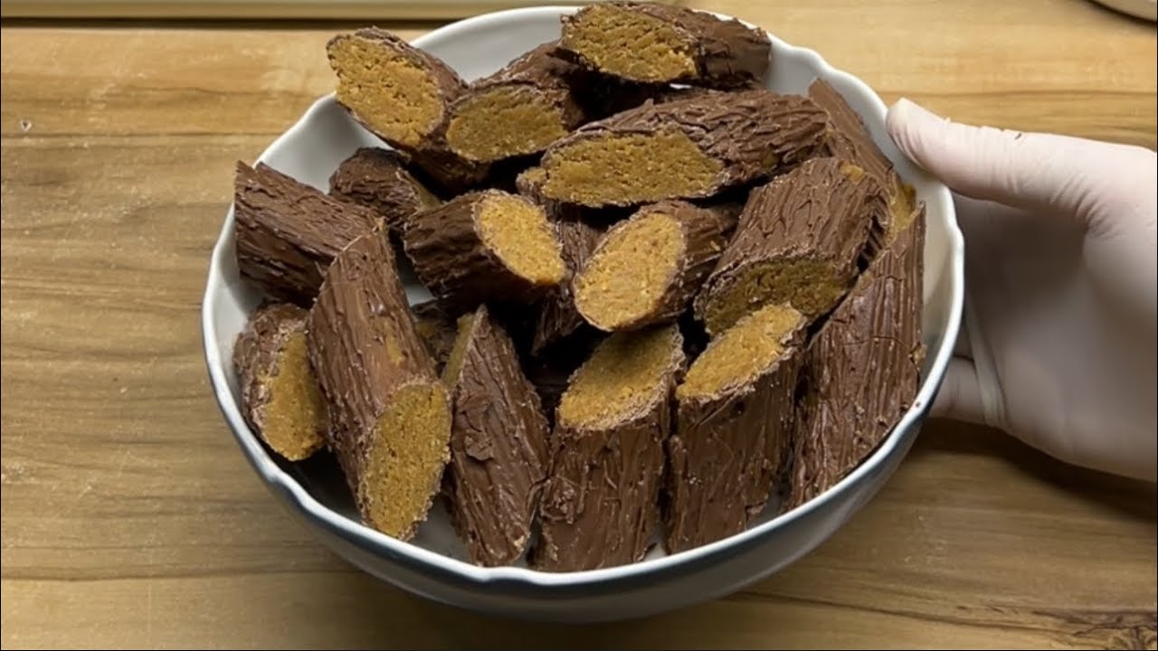 حلى الحطب / بطعم جداً لذيذ و بمكونات بسيطة 