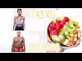 - 43 KG !! CE QUE JE MANGE POUR MAIGRIR !! image