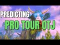 Predicting pro tour  outlaws of thunder junction  mtg