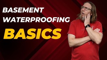 Understanding the Basics: Basement Waterproofing 101 #BasementNinja