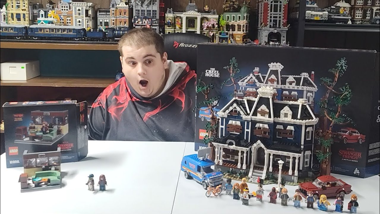LEGO Stranger Things the Creel House and WSQK GWP (Speed Build + Review)