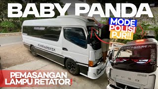 NURUTIN PERMINTAAN SUBSCRIBER ⁉️ PASANG LAMPU ROTATOR ELF LONG BABYPANDA WIJAYA TRANS SEMARANG ‼️