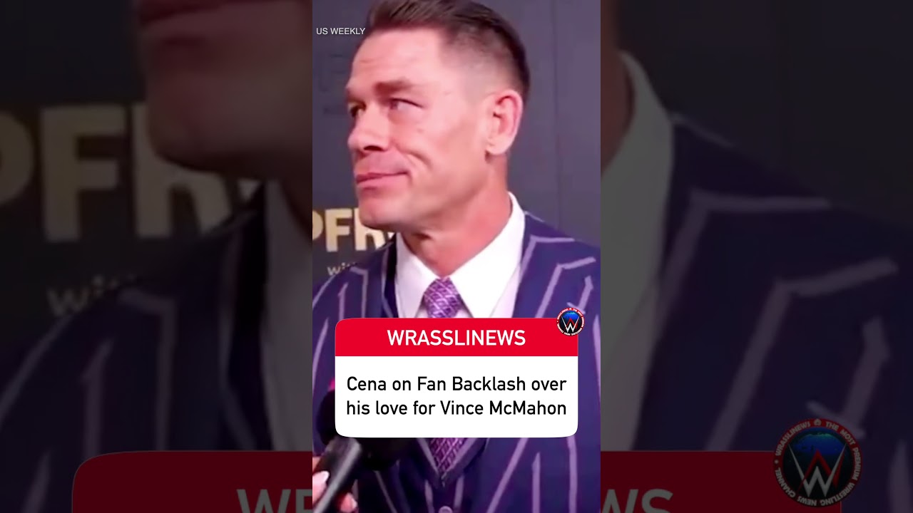 John Cena Responds to WWE Fan Backlash