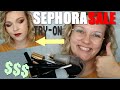 Yes, I actually did a red lip...you&#39;re welcome | SEPHORA SALE TRY-ON