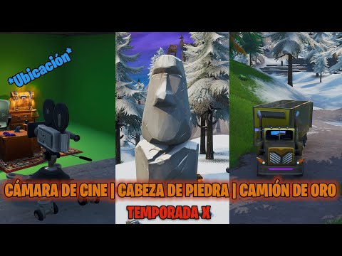 Vídeo: Cámara De Película Del Sótano De Fortnite, Una Cabeza De Piedra Nevada Y Una Llamativa Ubicación De Gran Plataforma Dorada