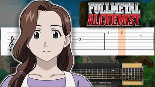 Trisha's Lullaby - Fullmetal Alchemist Sad OST - Guitar tutorial (TAB)