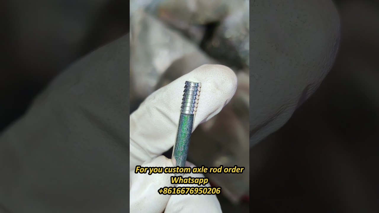 Custom Double-Sided Burbed Axle Rod – High-Strength & Secure Fastening!