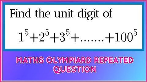 United States Math Olympiad Problem | A Nice Exponential Problem |Unit digit tricks|Find unit digit
