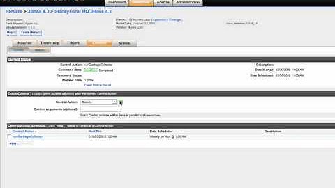 Control Actions in vFabric Hyperic HQ