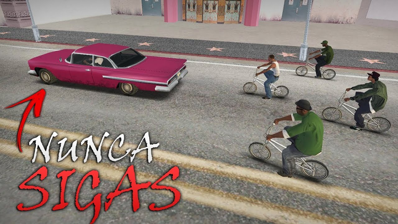 Nunca Sigas a los BALLAS en la Primera Mision de GTA San Andreas