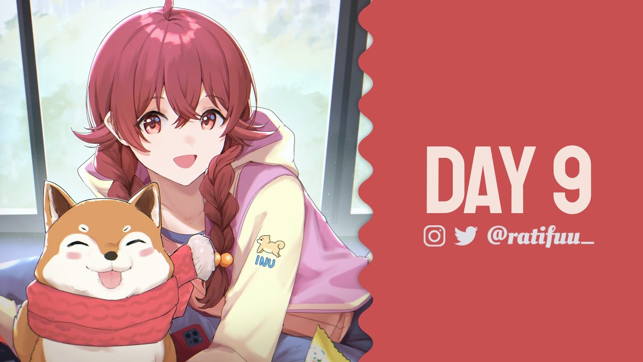 100 Days Drawing Challenge Stream - DAY 9 - YouTube