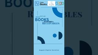 Zoho Books - Receivables #zoho #zohoone #zohobooks #accountingsoftware #cloudaccounting #finance
