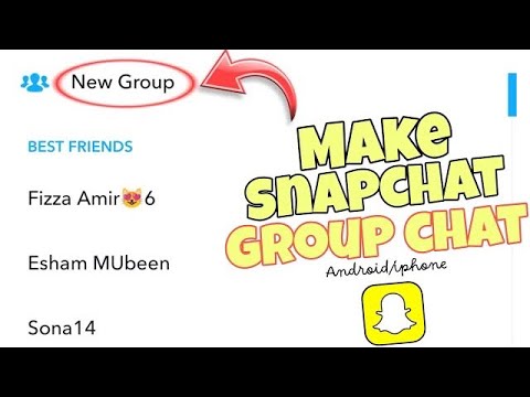 How To Make A Group Chat On Snapchat On AndroidIphone