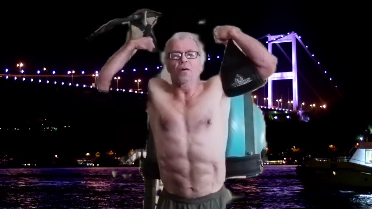 visual art/ man exercises abs