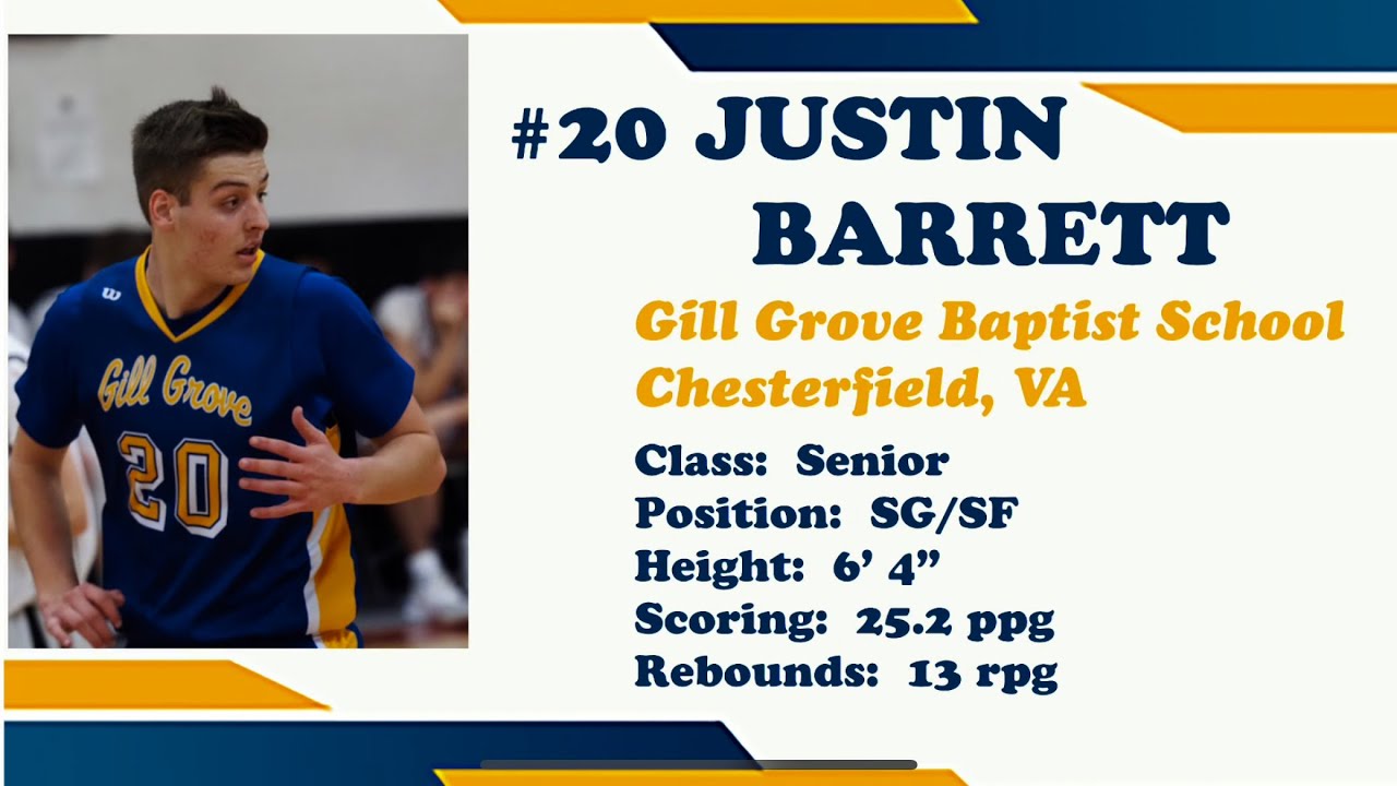 Justin Barrett - High School Basketball Highlights (Class of 2022)