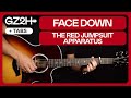 Face Down Guitar Tutorial The Red Jumpsuit Apparatus |Acoustic Chords + Strumming|