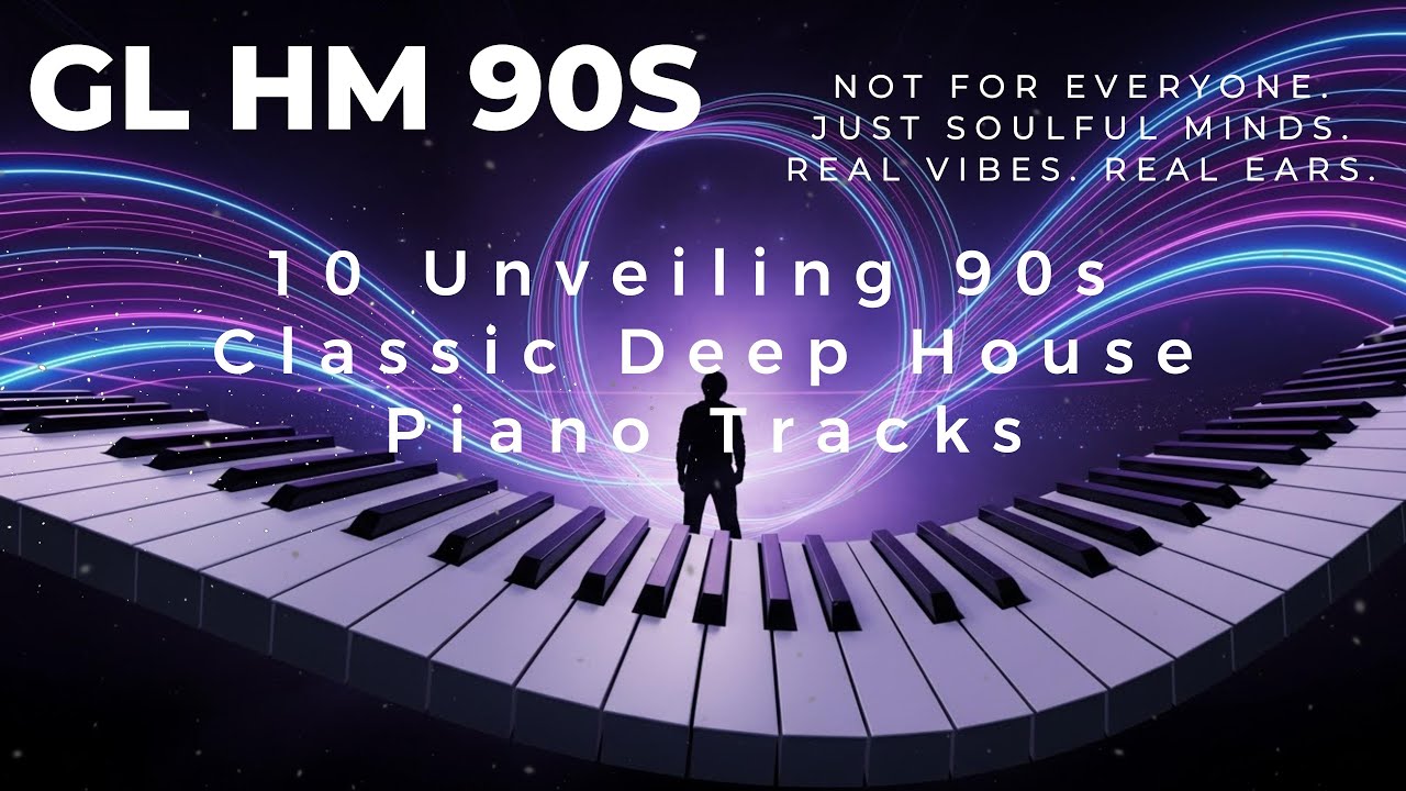 10 Unveiling 90s Classic Deep House Piano Tracks ~ Soulful Groove & Vinyl Piano Vibes