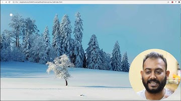 Snow fall animation from scratch | Christmas Special