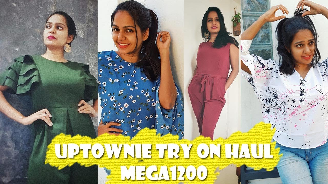 Try on CLOTHING HAUL & GIVEAWAY | UPTOWNIE - YouTube