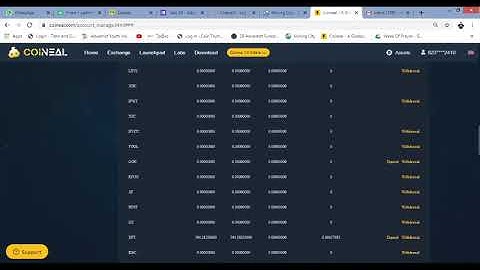 Withdraw BTCV to Coineal