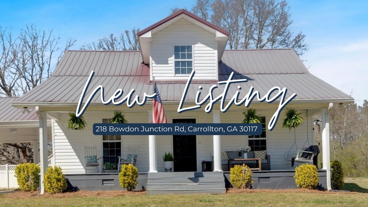 New Listing | 218 Bowdon Junction Rd, Carrollton, GA 30117