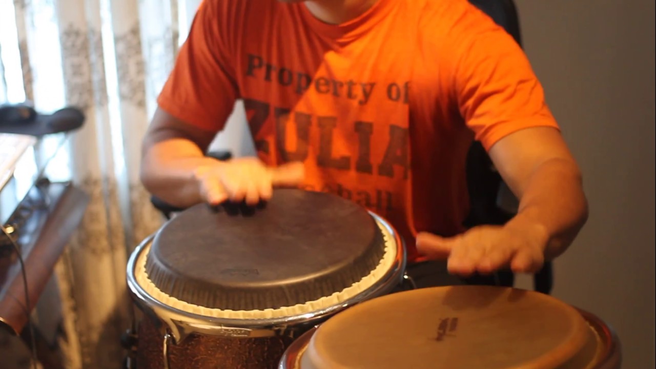 Como tocar congas en la gaita Zuliana YouTube