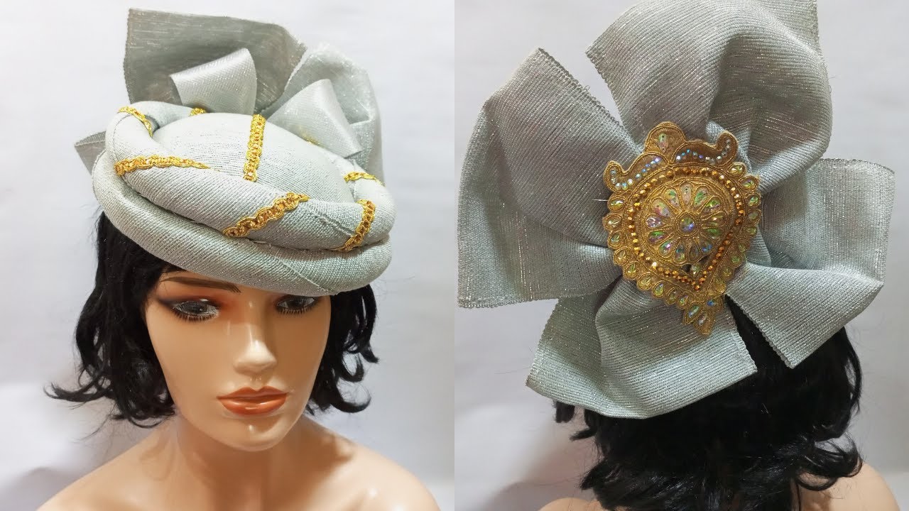 Watch And Learn How I Made This Asoke Fascinator. #fascinator #asoke #millinery #diy.