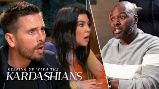 Scott Disick Blows Up At Corey Gamble For Saying He'd Whip Penelope's A-- | KUWTK | E!