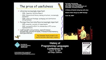 A history of Haskell : being lazy with class -- 5/6