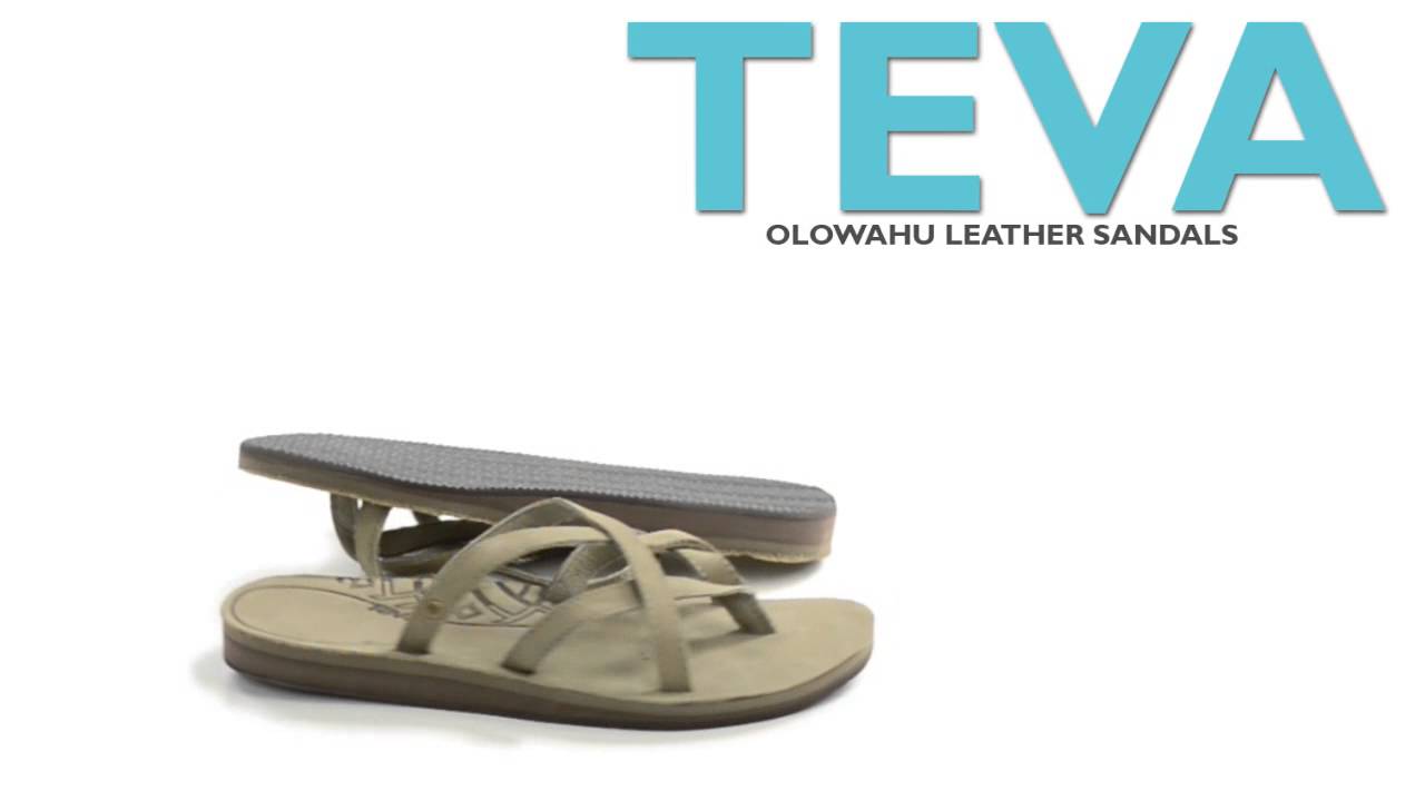 Teva Olowahu Sandals Leather (For Women) - YouTube