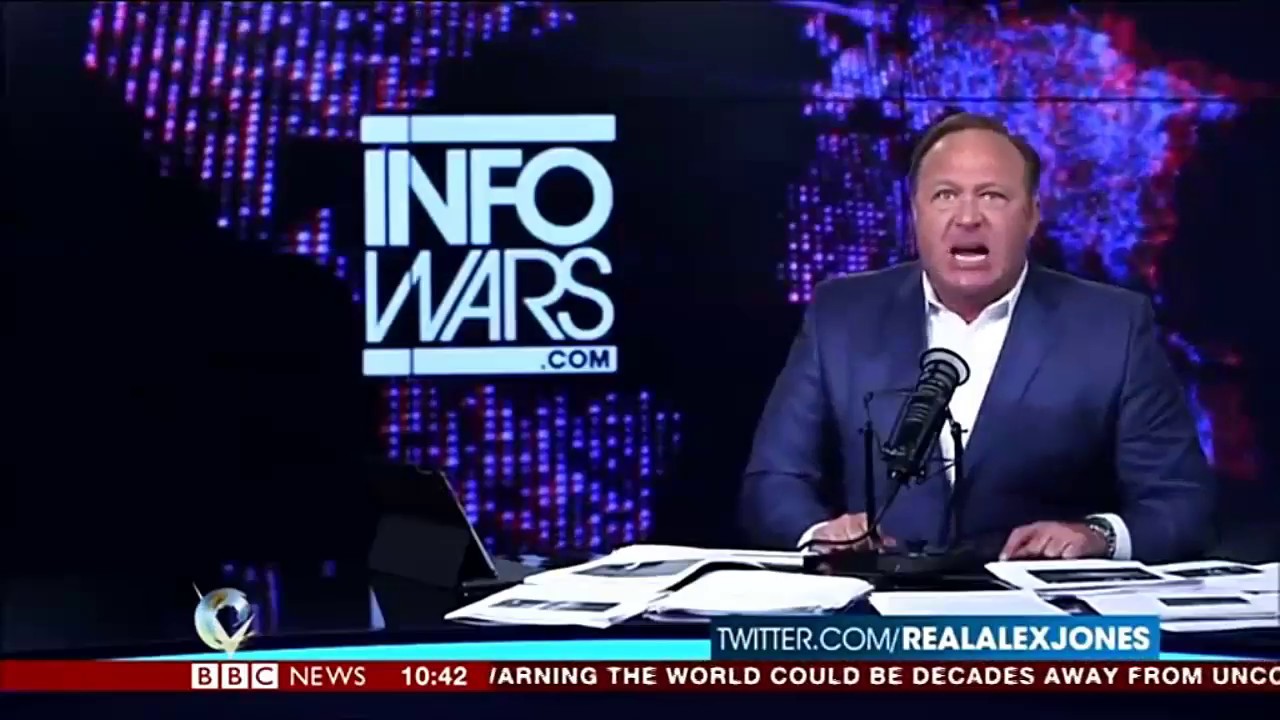 BBC - Alex Jones Banned from Facebook, Youtube, Apple & Spotify